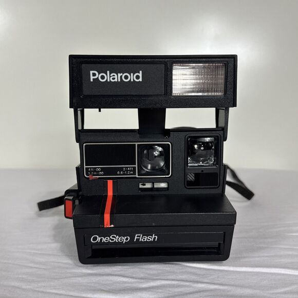 Polaroid Other - Polaroid Onestep Flash 600 Vintage Instant Film Camera Red Stripe
